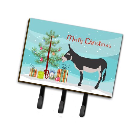 Carolines Treasures American Mammoth Jack Donkey Christmas Leash or Key Holder BB9211TH68